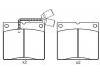 剎車片 Brake Pad Set:151222